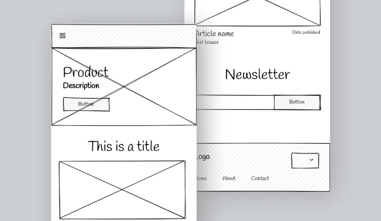 design template for mobile app wireframes